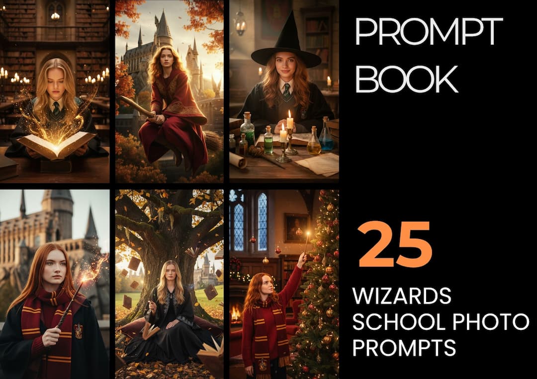 25 Wizard School Photo Prompts