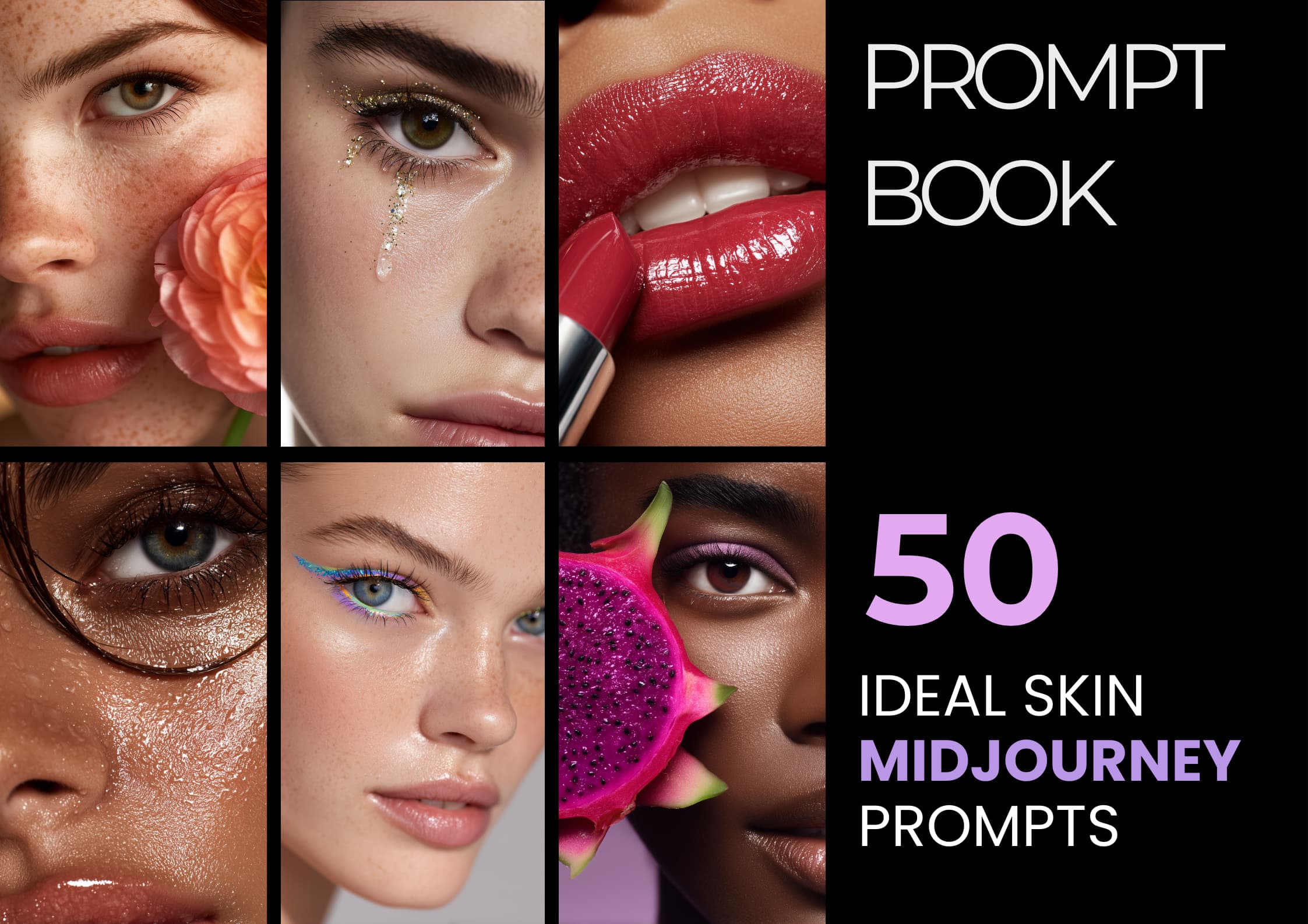 50 Ideal Skin Midjourney Prompts Vol .1