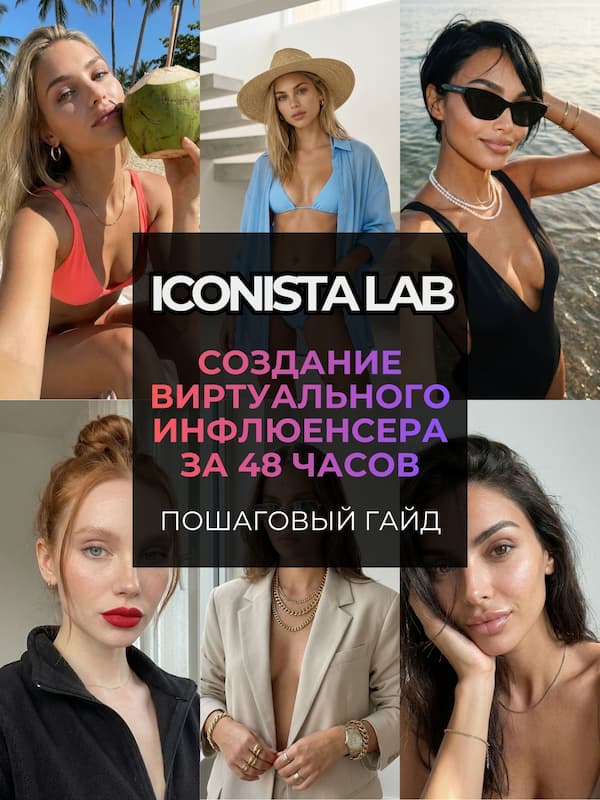 Iconista Lab: Пошаговый гайд по созданию ИИ инфлюенсера