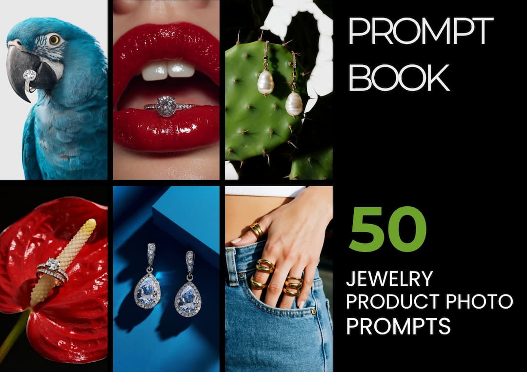 50 Jewelry Product Photo AI Prompts