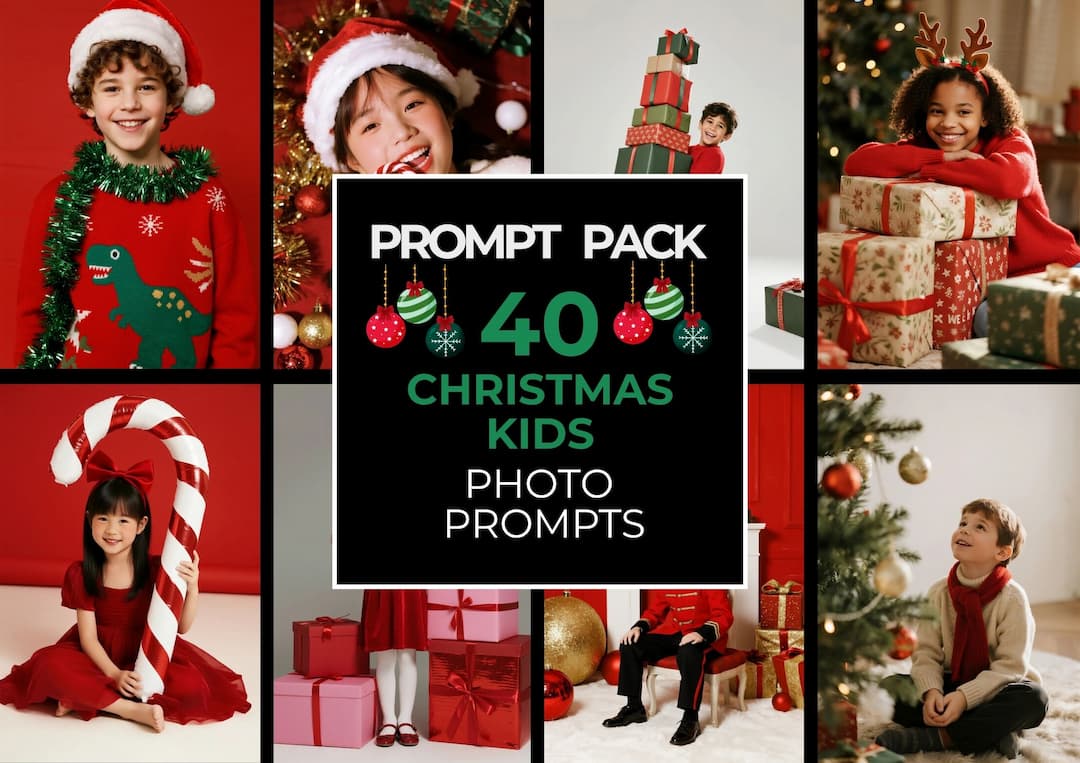 40 Christmas Kids Photo Prompts